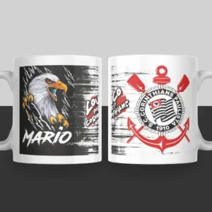 Caneca Personalizada Corinthians - com Nome