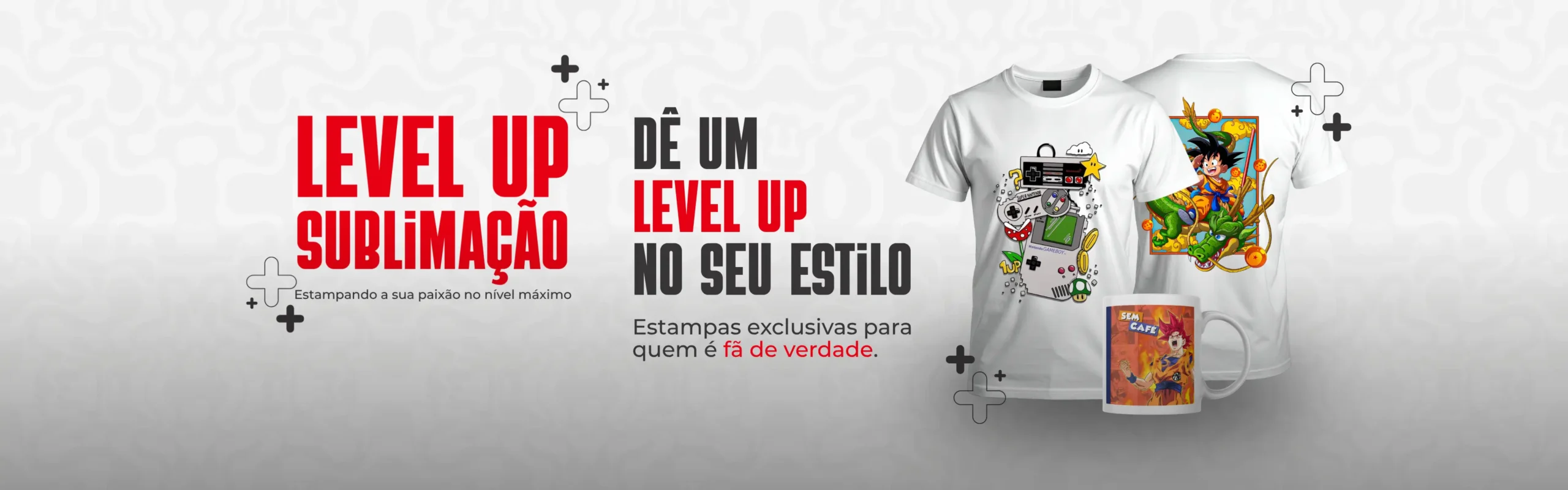 Dê um Level Up no seu estilo. Estampas exclusivas para quem é fã de verdade. (3)
